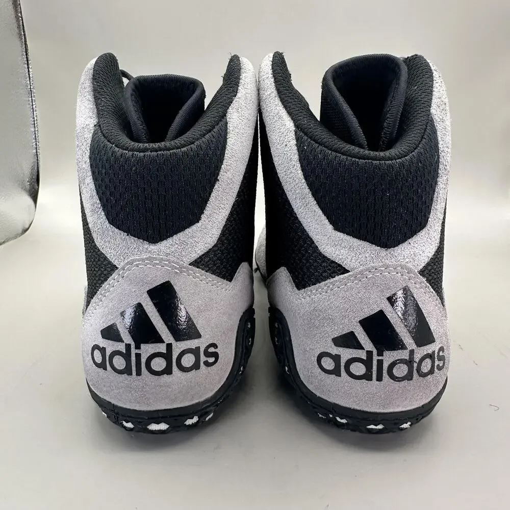 Adidas Mat Wizard 5 Wrestling Shoes Mens Size 7.5 Black Gray Sneakers FZ5381